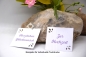 Preview: Explosionsbox Hochzeit ca. 7x7x7cm personalisierbar | Geldgeschenk | Zierschachtel | Motiv: floral | lavendel lila weiß | Art. Nr. 03020406